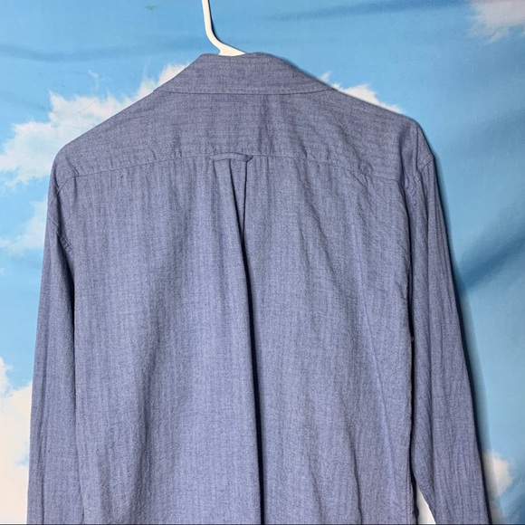 True Measure- Blue Button Up Shirt size Medium - Picture 7 of 9